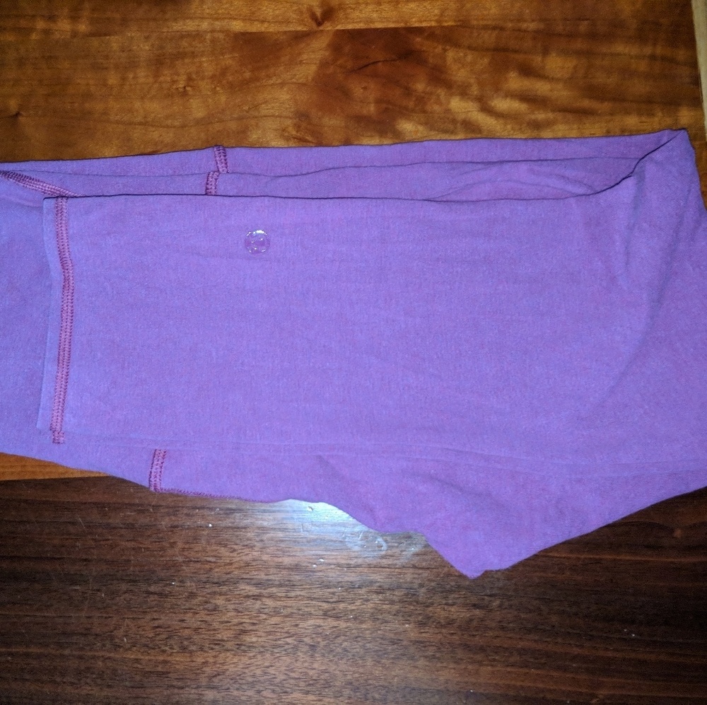 Lululemon high rise roll down crop. Wunderunder 6